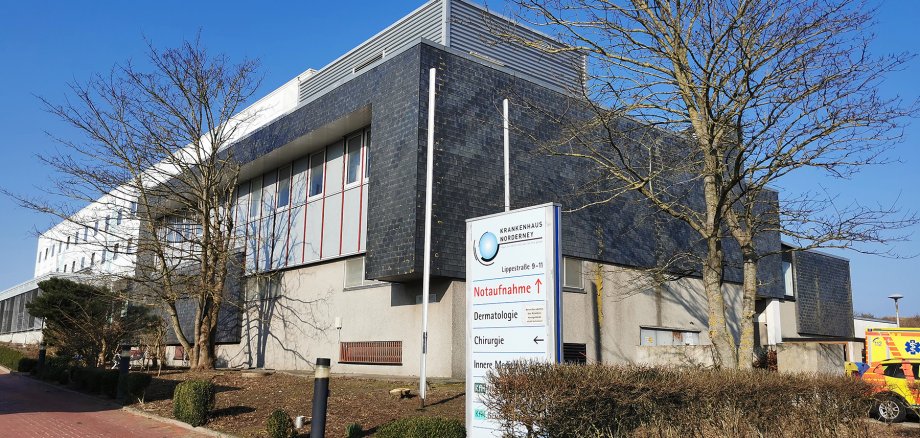 Das BIld zeigt das Norderneyer Krankenhaus