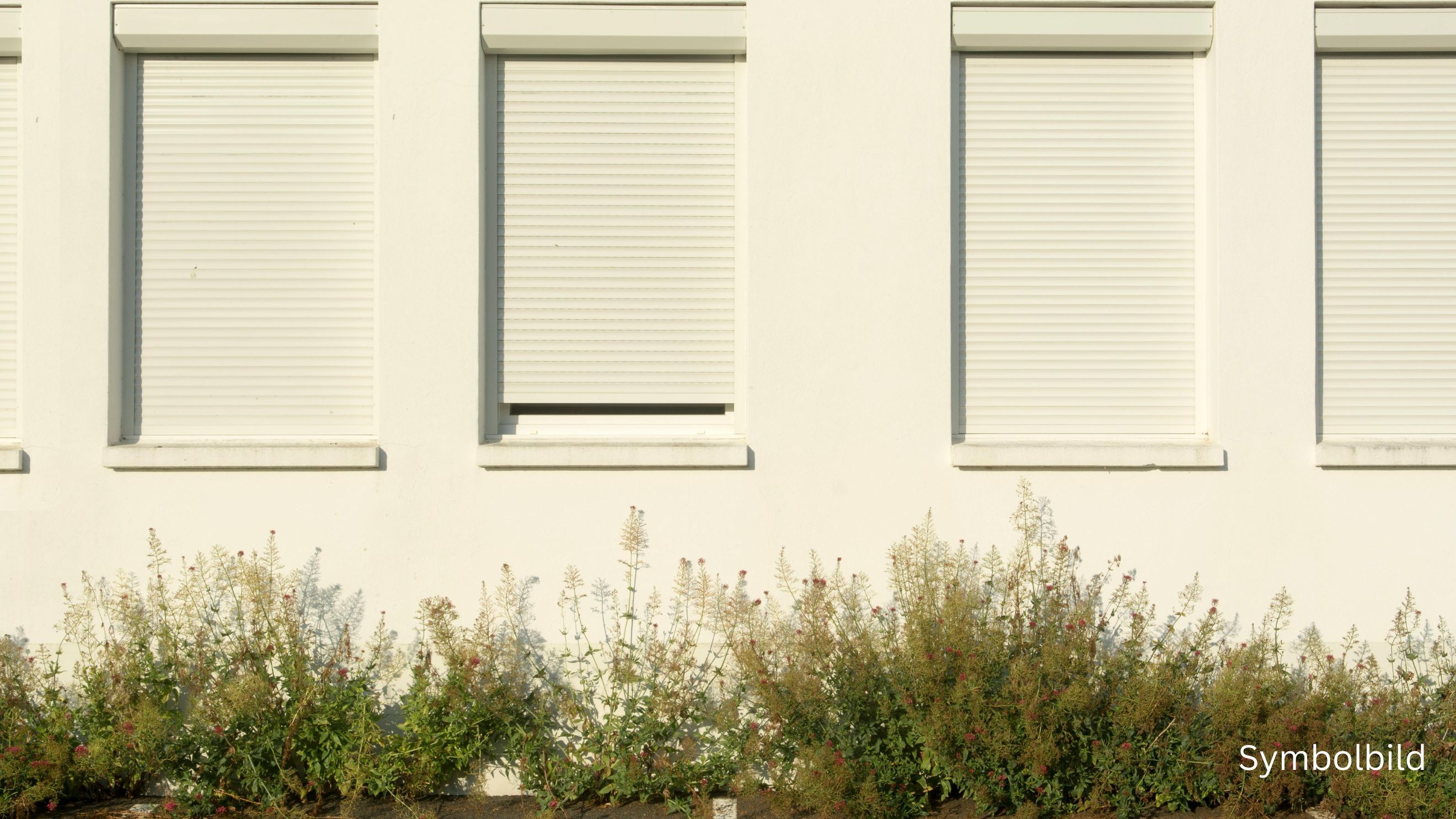 Das Symbolbild zeigt Rollläden