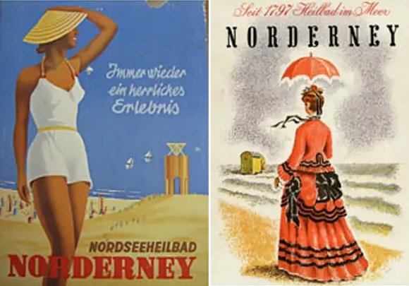 Das Bild zeigt ein historisches Ausstellungsplakat des Bademuseums