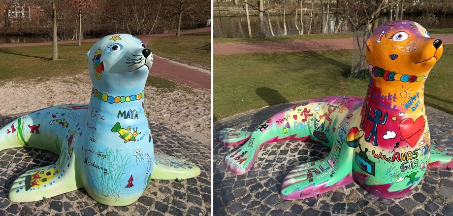 Seehundskulpturen Seehundskulpturen