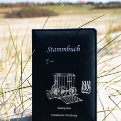 Das Bild zeigt ein Stammbuch