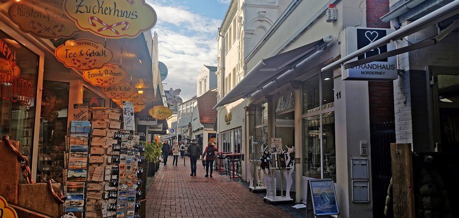 Das Bild zeigt die Strandstraße