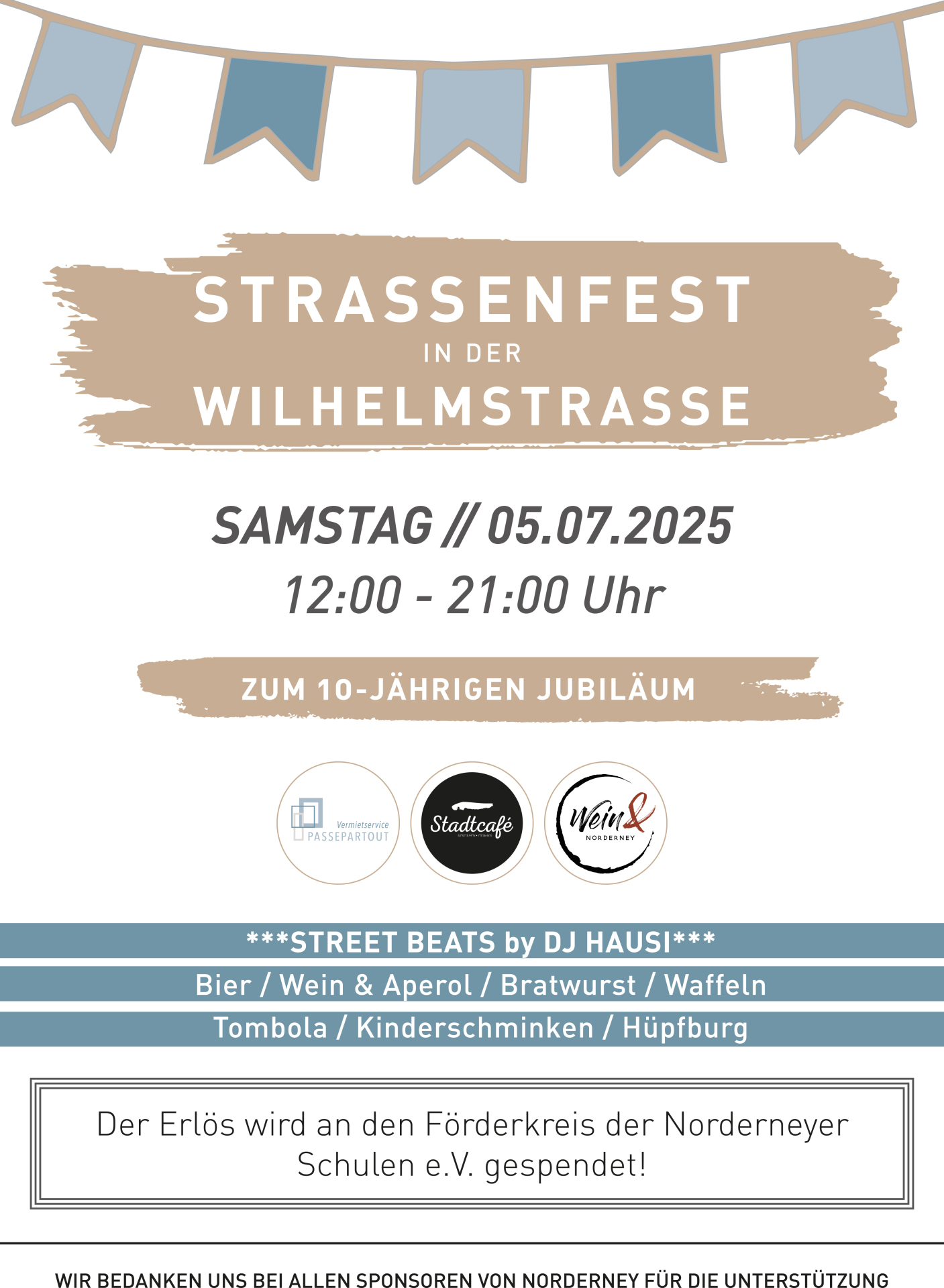 Strassenfest Wilhelmstrasse Plakat Strassenfest Wilhelmstrasse