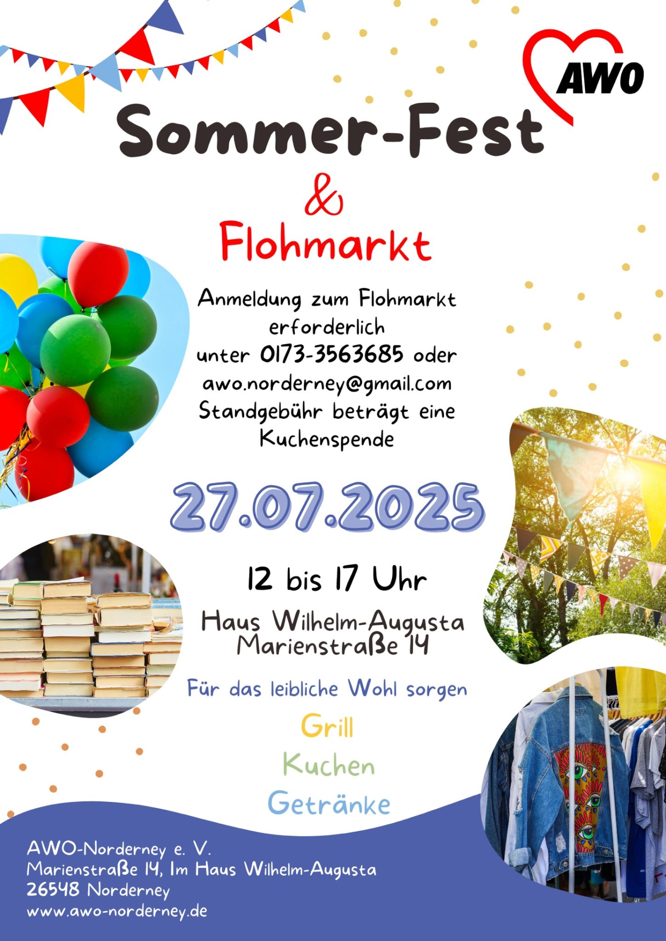 AWO Sommerfest Plakat AWO Sommerfest
